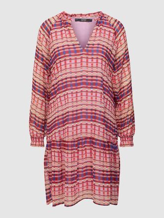 Esprit Esprit Collection Blusenkleid mit Allover-Muster in Rosa, Gr&ouml;&szlig;e 34