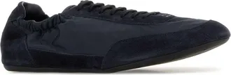 Prada Mens Lifestyle Leggero Sneaker Navy Nylon Suede