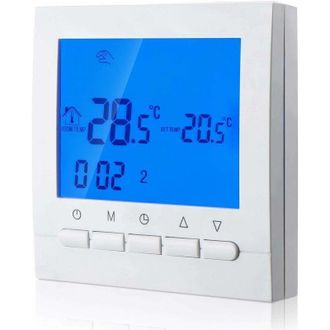 OEM Termostato Digitale Programmabile A 6 Giorni Con 2 Periodi Weekend, Connessione A 2 Fili E Riscaldamento