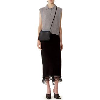 Lanvin Sleeveless Cashmere Sweater in Light Grey at Nordstrom, Size X-Small