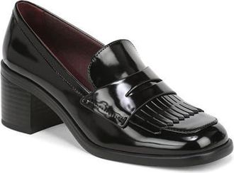 Franco Sarto Elian Kiltie Loafer Pump in Black at Nordstrom, Size 8.5