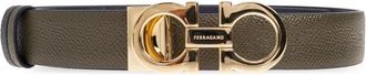 Ferragamo Gancini Reversible Belt - Dames - Riemen - Veelkleurig - 85 CM - Leer - Accessoires