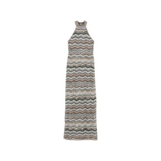 Missoni Vestido Largo con Motivo de Zigzag - Dresses - Mujer - Multicolor - M