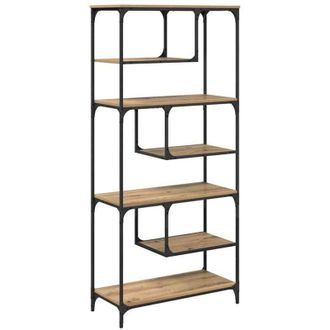 vidaXL Estantería Roble artisan 81 x 36 x 176 cm Madera contrachapada vidaXL