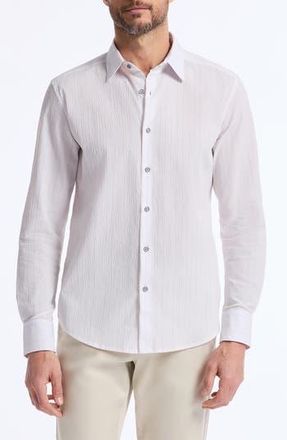 Robert Graham Long Sleeve Button Front Shirt in White at Nordstrom Rack, Size Xx-Large