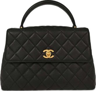 Chanel Borsa a mano Kelly trapuntata 1997 - Nero