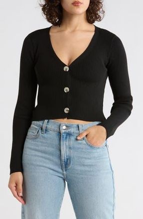 Tart Myka V-Neck Cardigan in Black at Nordstrom Rack, Size X-Small