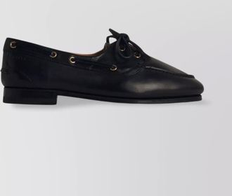 Bally eyelet detailing loafers round toe