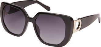 Fossil Womens Dawn Rectangle Sunglasses