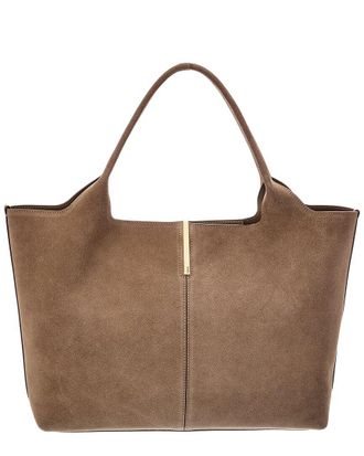 Tod's Tods Logo Medium Suede Tote