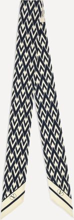 Valentino Garavani Twill Tout La V Scarf Female UNI