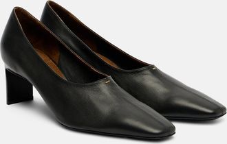 Khaite Cecilia leather pumps