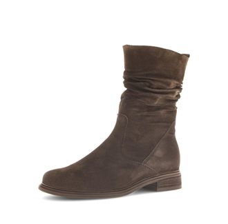 Gabor Hodie Brown Suede Womens Mid Calf Boots 72.793.43
