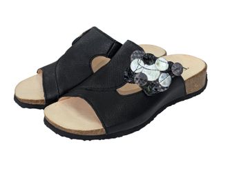 Think Womens Mizzi Sandals In Black 2
