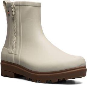 Bogs Holly Zip Waterproof Rain Boot in Oatmeal at Nordstrom Rack, Size 11