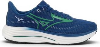 Mizuno Mens Rider 29 Running Shoes In Blue/green