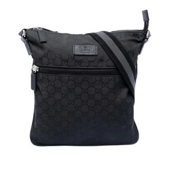 Gucci Pre-owned Cross Body Bags, female, Black, Size: ONE SIZE Pre-owned Nylon Crossbody Bag