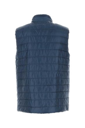 Herno Mens Blue Nylon Reversible Down Jacket Ottanio Piumini