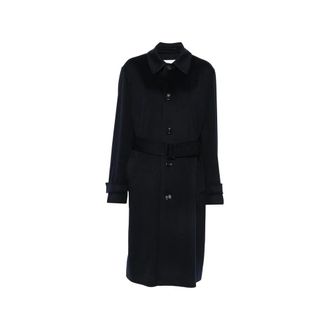 Lardini Enkelrij Trensjas - Heren - Trenchcoats - Blauw - S - Katoen - Jassen