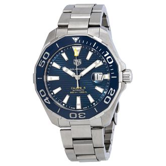 Tag Heuer Pre-Owned Tag Heuer Aquaracer Automatic Blue Dial Mens Watch WAY201B.BA0927