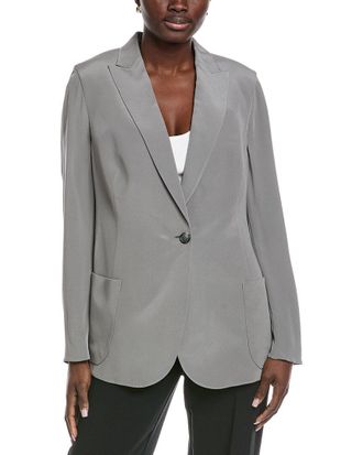 Akris Amandine Silk Blazer