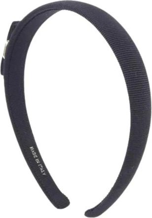 Ferragamo Pre-owned Accessories, female, Black, Size: ONE SIZE Pre-owned Alice band