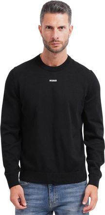 HUGO BOSS Truien & Vesten, Heren, Zwart, XL, Katoen, Hugo Truien