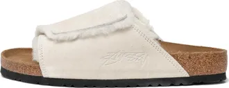 Birkenstock x Stussy Solana Shearling Slide Bone 1027679