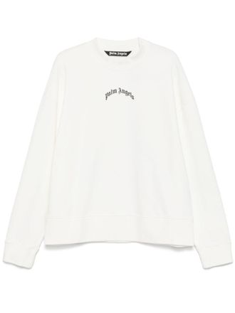 Palm Angels Off-White Neck Logo Sweatshirt 発送地国内 PWBB074S25FLE002_0372_0.jpg