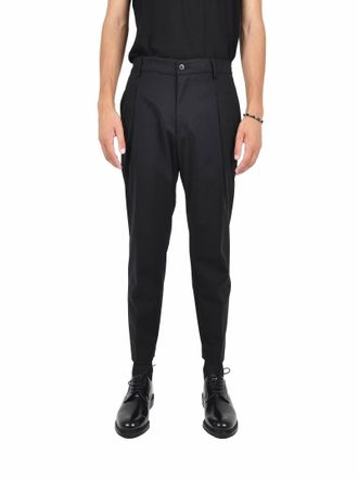 low brand Mens Trousers Black Cotton