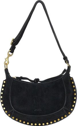 Isabel Marant Suede leather Oskan Moon bag Woman One Size