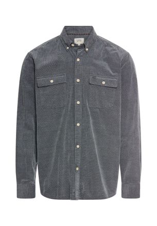 Camel Active Langarmhemd CAMEL ACTIVE, Herren, Gr. 4XL, N-Gr, tinted blau, Web, Obermaterial: 100% Baumwolle, unifarben, regular fit taillenbedeckt, ohne Ausschnit