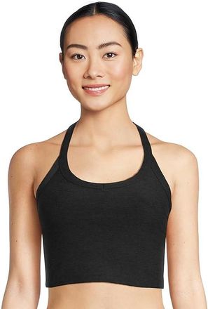 Beyond Yoga Spacedye On The Up Cropped Tank Top Womens Workout Darkest Night : SM, Elastane/Polyester