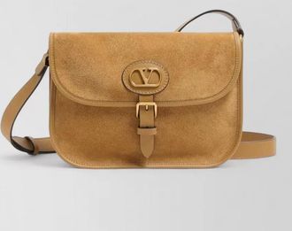 Valentino Garavani antibes leather shoulder bag gold hardware