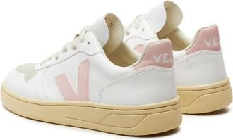 Veja Womens V-10 Cwl Sneaker White Rubber