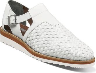 Stacy Adams Alvarado Woven Loafer in White at Nordstrom, Size 12
