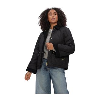 Barbour Dames Jassen Kilnwick Quilted Jacket - Dames - Jassen - Zwart - Maat: L Wol