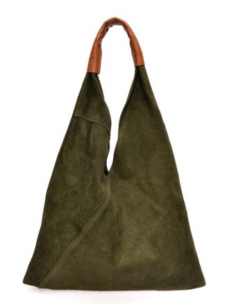 Anna Luchini Groen Rundleer Tas
