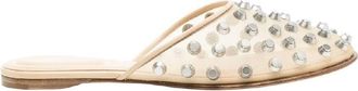Alexander Wang T by Alexander Wang Rhodes Stud Embellished Slippers, Brand Size 39 ( US Size 9 )