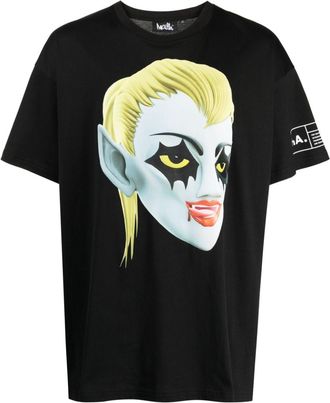 Haculla Helga graphic-print T-shirt - men - Cotton - L - Black