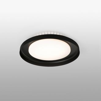 Netlighting Dolme LED Flush Ceiling Light Black