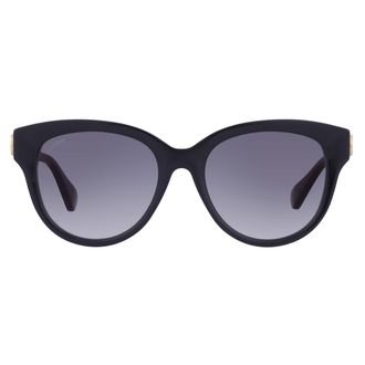 Cartier Signature C de Cartier Grey Oval Ladies Sunglasses CT0506S 001 55