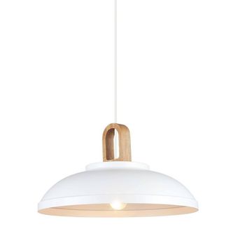 Netlighting Modern Hanging Pendant White 1 Light E27