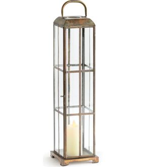 Napa Home & Garden Benson Lantern Candle Holder in Gold at Nordstrom, Size Small