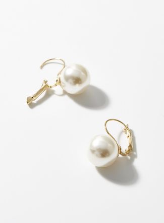Simons Womens Oversized bead earrings