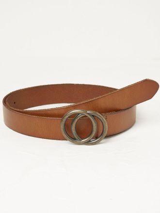 Fat Face FatFace Jean Brown Double Circle Belt