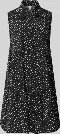 Only Ausgestelltes Hemdblusenkleid aus reiner Viskose Modell THEA in Black, Gr&ouml;&szlig;e XL