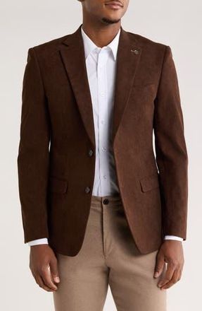 Tom Baine Corduroy Two-Button Sport Coat in Brown at Nordstrom Rack, Size 46