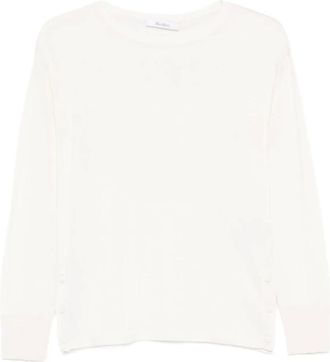 Max Mara Maglia Tabella - female - Max Mara - Cashmere Knitwear - White - L - Knitwear