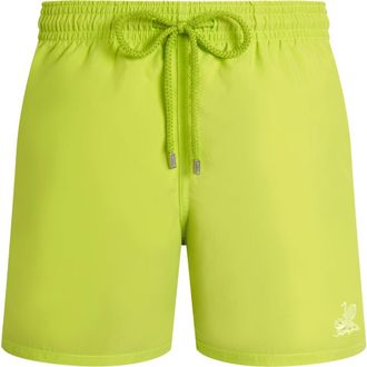 Vilebrequin Men Swim Shorts Water-reactive Hypnoctopus in Acid Lime at Nordstrom, Size X-Large